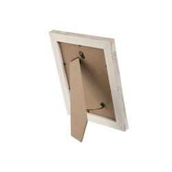 Fotoram Home ESPRIT Vit Naturell Glas polystyren Skandinavisk 19