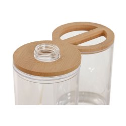 Badkit Home ESPRIT Transparent Naturell Bambu Aluminium polystyr