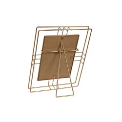 Fotoram Home ESPRIT Gyllene Metall Glas 18,5 x 2,5 x 23,5 cm (12