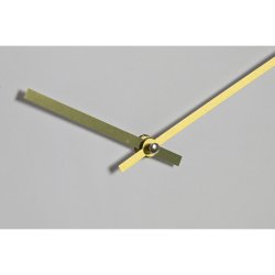 Vggklocka Home ESPRIT Vit Gyllene PVC 30 x 4 x 30 cm (2 antal)