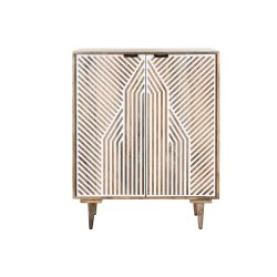 Flaskstll Home ESPRIT Vit Mangotr 84 x 41 x 108 cm