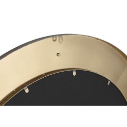 Vggspegel Home ESPRIT Vit Gyllene 108 x 5,5 x 108 cm