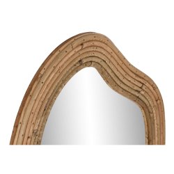 Vggspegel Home ESPRIT Naturell Urban 51 x 2 x 81 cm