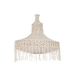 Lampskrm Home ESPRIT Naturell Boho 63 x 63 x 70 cm