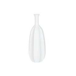 Vas Home ESPRIT Vit Glasfiber 34 x 34 x 100 cm
