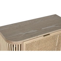 Skostll Home ESPRIT Gyllene Naturell Rattan Grantr Tropiskt 70