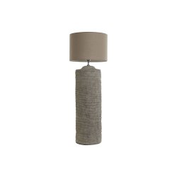 Bordslampa Home ESPRIT Gr Cement 50 W 220 V 24 x 24 x 82 cm