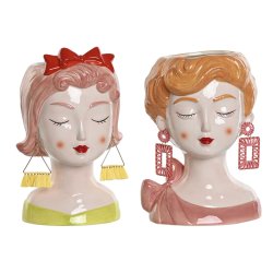 Kruka Home ESPRIT Multicolour Dolomite chica 16 x 14 x 26 cm (2