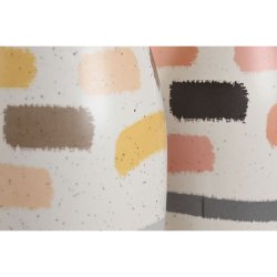 Vas Home ESPRIT Multicolour Dolomite 17 x 17 x 35 cm (2 antal)