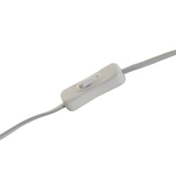 Bordslampa Home ESPRIT Vit Harts Plast 220 V 20 x 36 x 31 cm