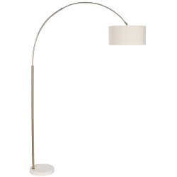 Golvlampa Home ESPRIT Vit Beige Gyllene 126 x 40 x 193 cm