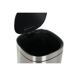 Papperskorg Home ESPRIT Silvrig Rostfritt stl polypropen 30 L