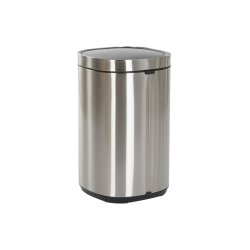 Papperskorg Home ESPRIT Silvrig Rostfritt stl polypropen 30 L