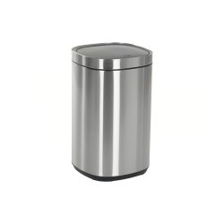 Papperskorg Home ESPRIT Silvrig Rostfritt stl polypropen 30 L
