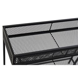 Set med planteringskrl Home ESPRIT Svart Metall 70 x 25 x 60 cm