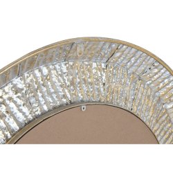 Vggspegel Home ESPRIT Gyllene Modern Avskalad 78 x 4 x 78 cm