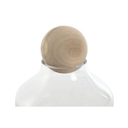 Vas Home ESPRIT Transparent Naturell Tr Glas 18 x 18 x 24 cm