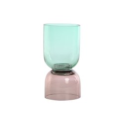 Vas Home ESPRIT Dvobarvna Glas 10 x 10 x 21 cm