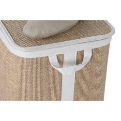 Tvttkorg Home ESPRIT Grn Naturell Barn 44 x 44 x 45 cm 4 Delar