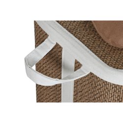 Tvttkorg Home ESPRIT Bl Brun Naturell Barn 44 x 44 x 45 cm 4 D