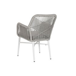 Trdgrdssoffa Home ESPRIT Vit Gr Aluminium syntetisk rattan 57
