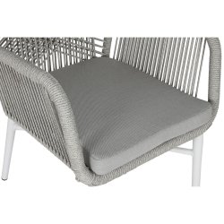Trdgrdssoffa Home ESPRIT Vit Gr Aluminium syntetisk rattan 57