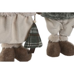 Julgranskula Home ESPRIT Grn Beige Ren 29 x 16 x 60 cm (2 antal