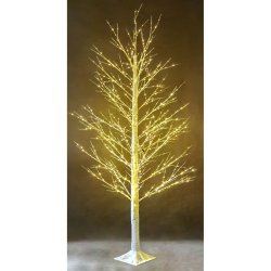 Julgran Home ESPRIT Vit Metall 22 x 22 x 180 cm