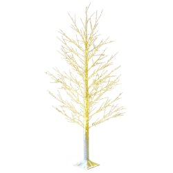 Julgran Home ESPRIT Vit Metall 22 x 22 x 180 cm