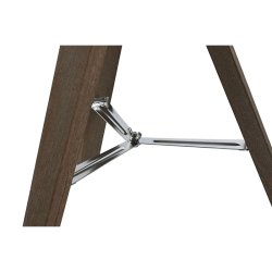 Bordslampa Home ESPRIT Vit Brun Tr 36 x 36 x 60 cm