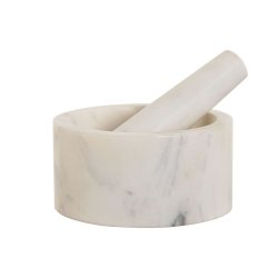 Kksmortel Home ESPRIT Marmor 12,5 x 12,5 x 6,5 cm