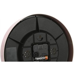 Vggklocka Home ESPRIT Korall Mint Lila PVC 25,5 x 4,3 x 25,5 cm