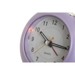 bordsklocka Home ESPRIT Rosa Korall Mint Lila (4 antal)