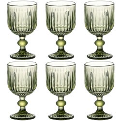 Glasset Home ESPRIT Grn Glas 8 x 8 x 14,5 cm (6 antal)