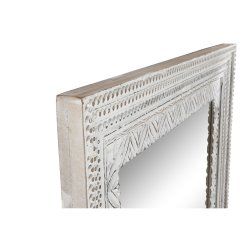 Vggspegel Home ESPRIT Vit Indier Avskalad 87 x 4 x 175 cm