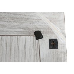 Vggspegel Home ESPRIT Vit Indier Avskalad 87 x 4 x 175 cm
