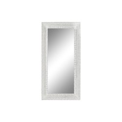 Vggspegel Home ESPRIT Vit Indier Avskalad 87 x 4 x 175 cm