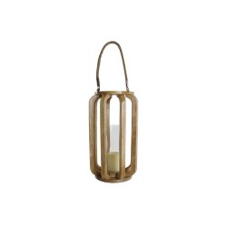Ljusstakar Home ESPRIT Naturell Glas Mangotr