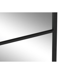 Vggspegel Home ESPRIT Svart 90 x 2 x 90 cm