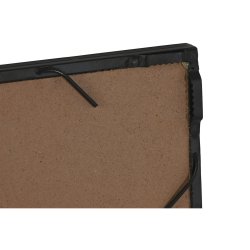 Vggspegel Home ESPRIT Svart 90 x 2 x 90 cm