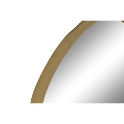 Vggspegel Home ESPRIT Gyllene 60 x 2,5 x 78 cm