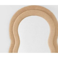 Vggspegel Home ESPRIT Brun Sammet Scandi 60 x 4 x 160 cm