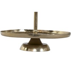 Fruktskl Home ESPRIT Gyllene Aluminium 65 X 65 X 148 cm