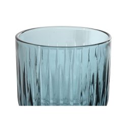 Glasset Home ESPRIT Bl Glas 8,8 x 8,8 x 16,3 cm (6 antal)