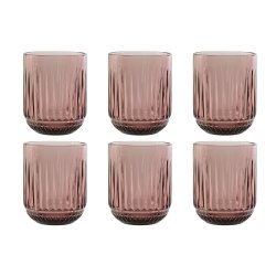 Glasset Home ESPRIT Rosa Glas (6 antal)