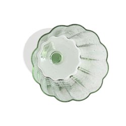 Glasset Home ESPRIT Grn Glas 285 ml 8,4 x 8,4 x 16,4 cm (6 anta