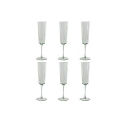 Glasset Home ESPRIT Grn Glas 6 x 6 x 23,7 cm (6 antal)
