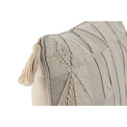 Kudde Home ESPRIT Naturell Boho 45 x 8 x 45 cm