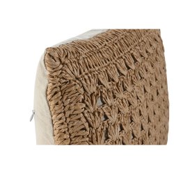 Kudde Home ESPRIT Naturell Tropiskt 45 x 8 x 45 cm