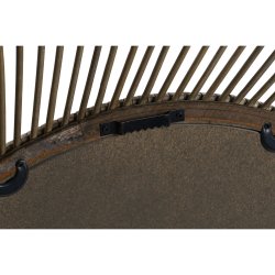 Vggspegel Home ESPRIT Naturell Tropiskt 110 x 2,5 x 110 cm